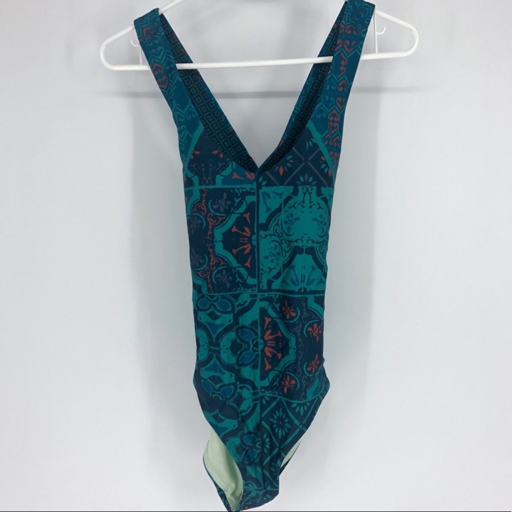 PRANA NWT Ella One Piece Swimsuit Lagos Lisbon Small - Picture 2 of 9